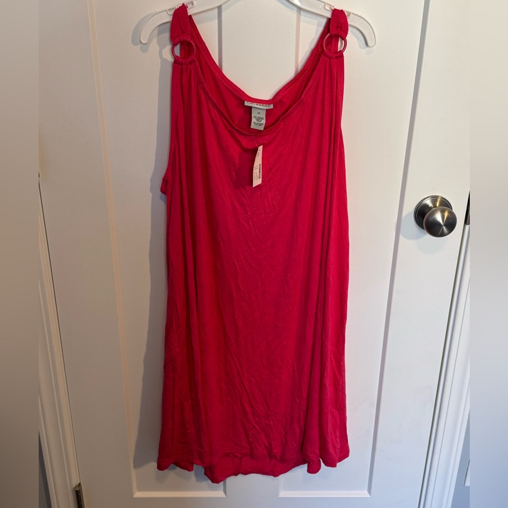 Women’s Plus 2X Catherine’s Hot Pink Swim Cover Up. NWT